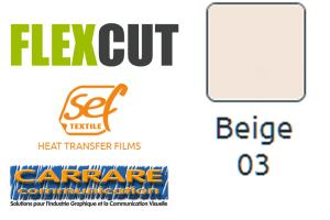 FLEXCUT 60µ 50 cm x 1 ml beige 