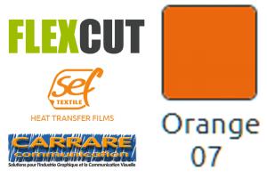 FLEXCUT 60µ 50 cm x 1 ml Orange 07
