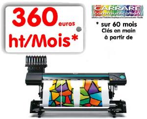 SUBLIMATION 1.60m Texart RT-640 + enrouleur