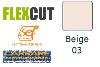 FLEXCUT 60µ 50 cm x 1 ml beige 