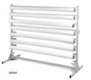 Rack de rangement pour 16 rouleaux de 163cm sans roulettes