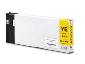 Cartouche d'encre ECO-UV 5 jaune, 220 cc