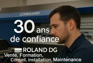 Maintenances CARRARE CommunicationRevendeur autoris ROLAND DG