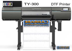 Imprimante CMYK + W  DTF 182 à 762 mm + decoupe